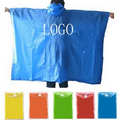 Pe Disposable Rain Poncho (50"X40") By TUHAO